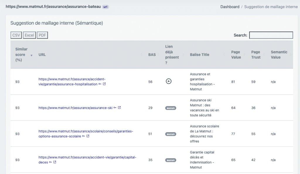 Babbar SEO tool screenshot 7